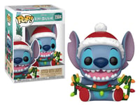 Figurine - Pop! Disney - Lilo &amp; Stitch - Stitch avec guirlandes - N° 1504 -