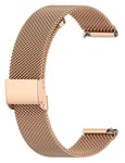 Rem til Garmin Forerunner 255/745 - Rustfrit stål - 22 mm - Rose