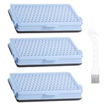 3 Pack SF-HA 50 Active HEPA Air Clean Filter for Miele Vacuum Cleaner S4, S5, S6, S8, S8000, S8999, S6000, S6999, S5000, Complete C2/C3, Compact C1/C2