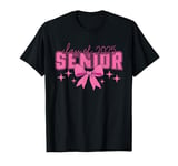 Senior 2025 Coquette Pink Bow Class of First Day Of School T-Shirt