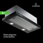 Cooker Hood 60cm Extractor Fan Kitchen Chimney Hood Vent Grease Filter LED Touch