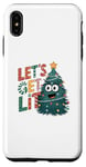 iPhone XS Max Let's Lit Funny Cute Green Christmas Tree Lights Case