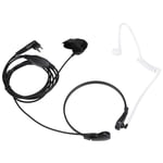 Throat Mic Earpiece Microphone Headset For 2 Way Radio Gp300 Walkie Talkie Acces