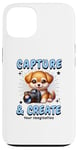 iPhone 13 Cute Camera Dog Photographer Photo Capture & Create Puppy Case