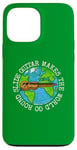 Coque pour iPhone 13 Pro Max Slide Guitar fait tourner le monde, guitariste de Lap Steel