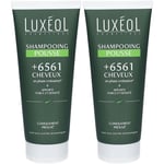 LUXÉOL Shampoing Pousse Shampooing 2x200 ml