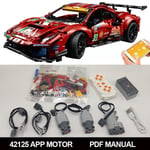 APP-ohjausmoottorisarja 42125 Ferrari 488 GTE High Tech -rakennuspalikoille (EI sisälly mallipalikoita)