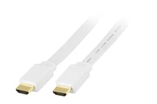 DELTACO HDMI-1020H - HDMI-kabel med Ethernet - 2 m