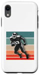 Coque pour iPhone XR Athlète de football action force agilité sport jeux de