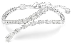 Swarovski 5693154 Matrix Bracelet White Crystals Rhodium Jewellery