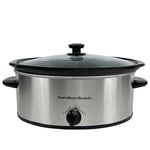 Hamilton Beach 'The Family Favourite' 6.5L Silver Slow Cooker 240W - HBSC070S