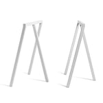 HAY Tréteaux de Table, Acier, Blanc, Höhe: 72 cm, Tiefe: 37 cm, Länge: 64,5 cm