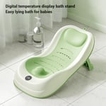 Baby Bath Support Newborn Bathtub With Thermometer Soft Sink Anti Slip Porta GFL