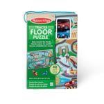 Melissa & Doug Gulvpuslespill og lekesett Race Track