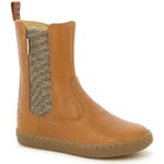 Bottines enfant Shoo Pom  - Bottines Cuir PLAY HI BOOTS Camel