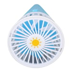 Mini Handheld Fan Cone Shaped Table Top Hanging Neck Cooling Fan Portable Summer