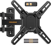 Perlegear Support Mural TV pour télévision de 13 à 42 Pouces - Support TV pivotant et Extension maximale 360.68mm à écran Plat LED, LCD et OLED jusqu'à 25KG VESA 200X200 mm