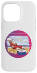 iPhone 14 Pro Max Santa at the beach jolly Santa lounging on the sand Xmas Case