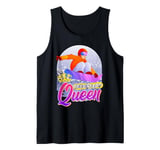 SNOWBOARD QUEEN Funny Snowboarder Kids Girl Tank Top