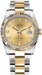 Rolex 126233-0018 Datejust 36 Kullattu/18K keltakultaa Ø36 mm