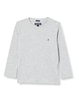 Tommy Hilfiger Boy's Boys Basic Cn Knit L/S Kb0kb04141 T-Shirt, Grey (Grey Heather), 122