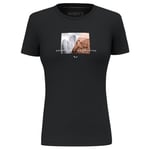Salewa Pure Design Dry Women's T-Shirt, Black Out, XS