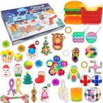 Pop it 2022 adventskalendrar Fidget Toy for Kid - Perfet