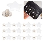 50 Set Star Rivets Stud Screw Zinc Alloy Bags Clothes Shoes Belts Accessory SLO