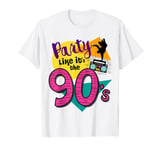 90s Party Tshirt - Party Like It's the 90s - Retro Throwback T-Shirt