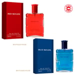 2x Blue Skyline + Red Skyline Men's Perfume EDT Spray Fragrance Aftershave 200ml