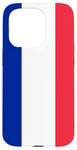 Coque pour iPhone 15 Pro France Drapeau Cadeau français pour les Français