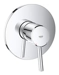 GROHE Concetto Single-Lever Shower Mixer Trim Set, Concealed Installation, Chrome, 24053001