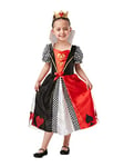 Rubie's 641007S Official Queen of Hearts Book Day Character Costume, Kids', Small (Age 3-4 Years, Height 104 cm)