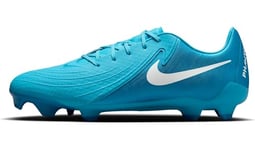 Nike Homme Phantom Gx II Academy FG/MG Soccer Shoe, Blue Fury/White, 41 EU