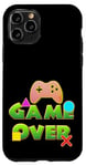 Coque pour iPhone 11 Pro Game Over Vintage Retro Jeux Vidéo Gaming