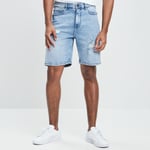 CREEKS - short regular en jean denim triple stone homme