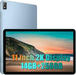 4G Tablette Tactile Blackview Tab 16 11 pouces FHD+ 14Go+256Go-SD 1To 13MP+8MP 7680mAh Android 12 Dual SIM-Certifié TÜV-PC mode WIFI BLuetooth FM OTA GPS- Bleu