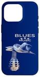 Coque pour iPhone 16 Pro Guitare acoustique Blues Musique