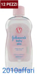 JOHNSON'S Baby Huile 300 ML Hydrate La Peau - 12 Pièces