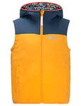 Jack Wolfskin Villi Vest K Gilet Fille, Orange Pop, 140