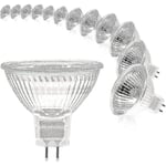 Mr16 Spot Light Bulb, 12v 20w Light Bulb, Gu5.3 Light Bulb Dimmable , 2 Pin Halogen Light Bulbs Warm White 2700k, Pack Of 12 (mr16-20w-12p) [xh]-Excel