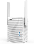 A18 Répéteur WiFi AC1200 Amplificateur WiFi Extender Booster de réseau WiFi Double antennes,WiFi Extender and Access Point,LAN Port,Fast Ethernet Port,Dual Antennas,Blanc.[Y95]