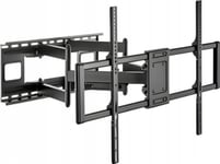 Gembird Wm-120St-01, 200 X 200 Mm, 900 X 600 Mm, -15 - 5°, -60 - 60°, Stål, Svart