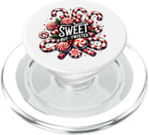 Sweet But Twisted - Funny Candy Cane Holiday Sugar Christmas PopSockets PopGrip for MagSafe