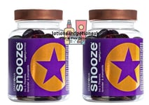 2 x Starpowa SNOOZE Vitamin Black Cherry Flavoured Gummies 30 Day Supply