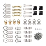 96Pcs/Set Picture Photo Frame Hanging Hooks with Screws Kit for Office Home2857