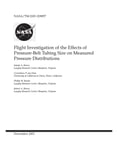 Flight Investigation of the Effects of Pressure-Belt Tubing Size on Measured Pressure Distributions