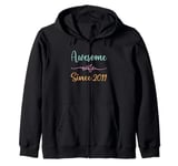 Awesome Wife Since 2011 12th Year Wedding Anniversary Epic Zip Hoodie