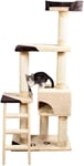 TRIXIE ARBRE A CHAT MONTORO BEIGE BRUN 165CM NEUF