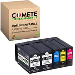 COMETE, Marque française - PGI1500XL - 5 Cartouches Compatibles avec Canon PGI-1500 XL 1500XL 1500 XL - pour Canon Maxify MB 2050 2100 2150 2155 2300 2350 2700 (2 Noir et 3 Couleur)